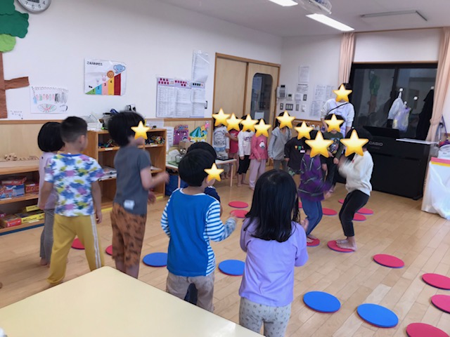 にじ組🌈そら組☀️一緒に遊んだよ