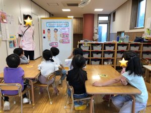 5歳児　保健指導　「プライベートパーツ」を実施しました。