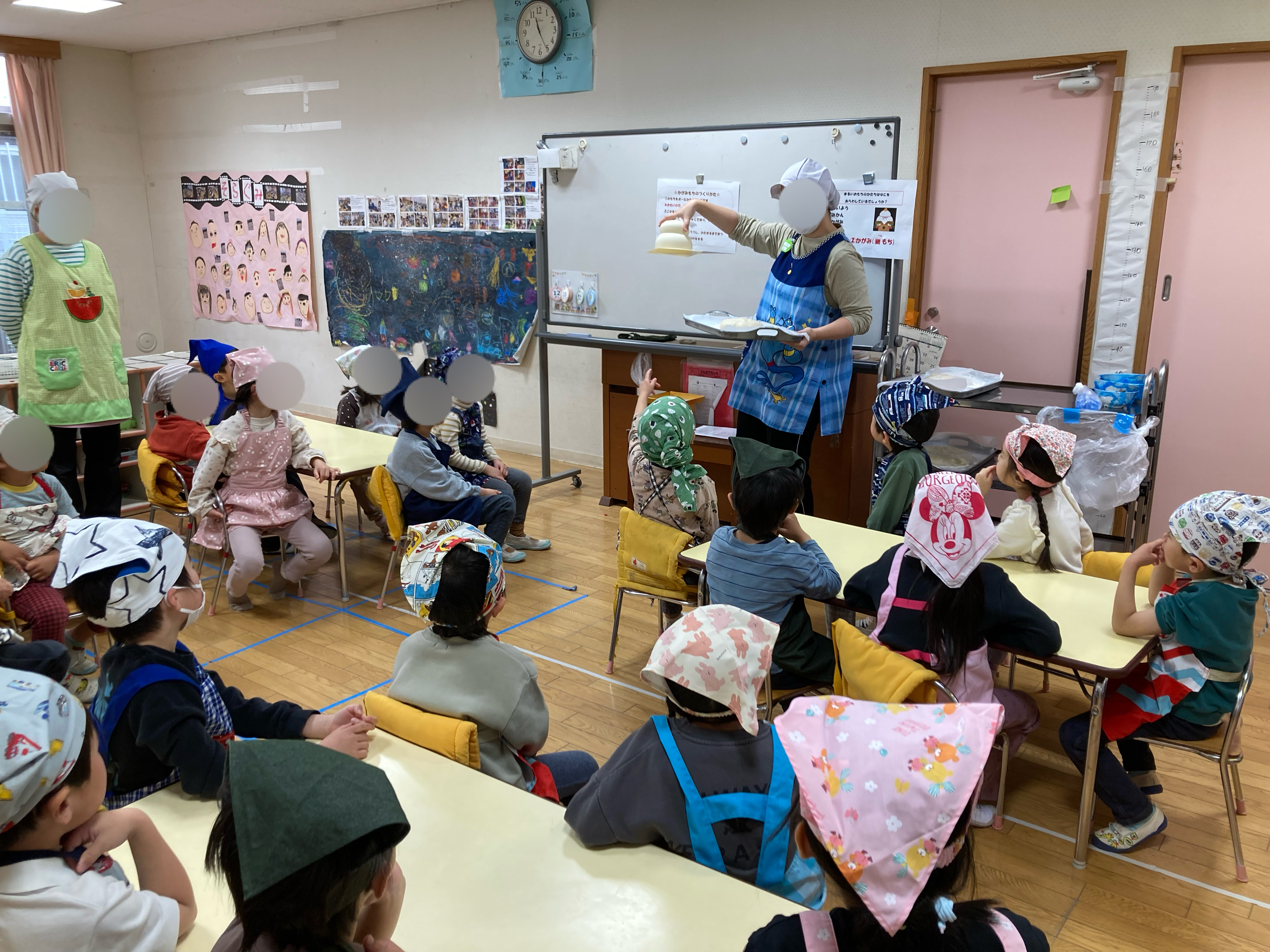 空組 鏡餅作り(5歳児)